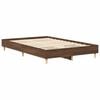 vidaXL Cadre de lit sans matelas ch&ecirc;ne marron 120x200 cm