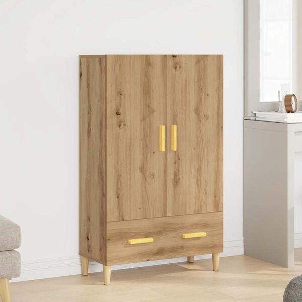 vidaXL Buffet ch&ecirc;ne artisanal 70x31x115 cm bois d'ing&eacute;nierie