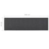 vidaXL Tapis de couloir Anthracite 50x200 cm