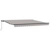 vidaXL Auvent r&eacute;tractable Gris clair 400 &times; 350 cm