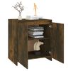 vidaXL Buffet Ch&ecirc;ne fum&eacute; 70x41x75 cm Bois d'ing&eacute;nierie
