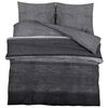 vidaXL Ensemble de housse de couette gris fonc&eacute; 225x220 cm Coton