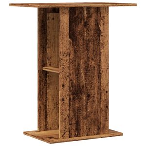 vidaXL Support d'aquarium vieux bois 36x60,5x72,5 cm bois d'ing&eacute;nierie