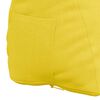 vidaXL Coussin de Dos Jaune clair 45 x 20 x 35 cm tissu