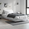 vidaXL Cadre de lit sans matelas gris b&eacute;ton 90x190 cm