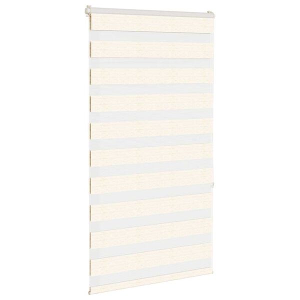 vidaXL Store z&egrave;bre beige marbr&eacute; largeur du tissu 75,9 cm polyester