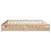 vidaXL Cadre de lit sans matelas 180x200 cm bois massif de pin