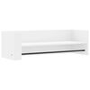 vidaXL &Eacute;tag&egrave;re murale blanc 100x35x30,5 cm bois d'ing&eacute;nierie