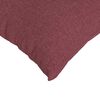 vidaXL Coussins de canap&eacute; 2 pcs Bordeaux 50 x 30 cm tissu