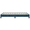 vidaXL Cadre de lit sans matelas bleu fonc&eacute; 120x190 cm velours