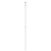 vidaXL T&ecirc;te de lit m&eacute;tal blanc 193 cm
