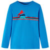 vidaXL T-shirt enfants manches longues bleu cobalt 104