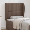 vidaXL Oreille de t&ecirc;te de lit Tan 80 x 23 x 6 cm PVC
