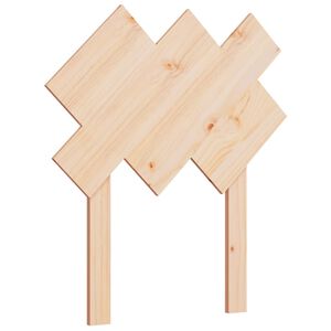 vidaXL T&ecirc;te de lit 72,5x3x81 cm Bois massif de pin