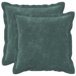 vidaXL Housse de coussin 2 pcs HOUTEN Bleu marine 35 x 35 cm