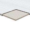 vidaXL Surmatelas Blanc 140 x 200 cm Tissu en Tricot
