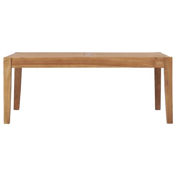 vidaXL Table de jardin 90,5x55,5x30,5 cm Bois de teck solide