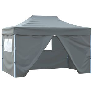 vidaXL Tente de f&ecirc;te 280 x 410 x 315 cm Anthracite Tissu Oxford