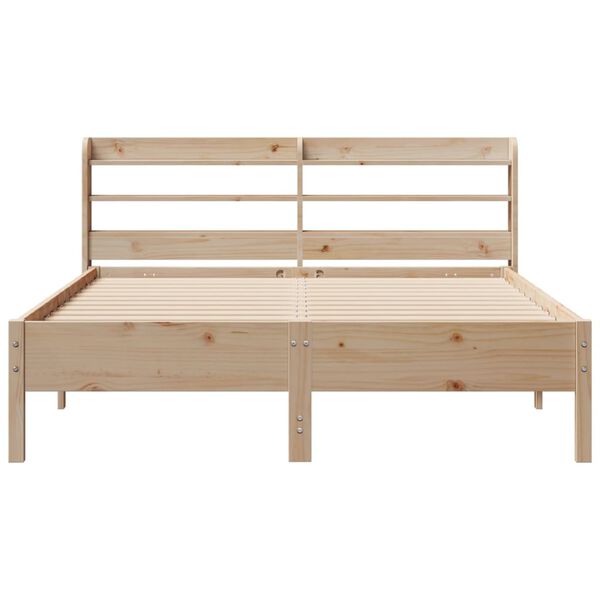 vidaXL Cadre de lit sans matelas 150x200 cm bois de pin massif