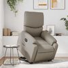 vidaXL Fauteuil inclinable de massage &eacute;lectrique cappuccino similicuir