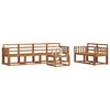 vidaXL Ensemble de canap&eacute;s d'ext&eacute;rieur 7 pcs Naturel