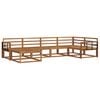 vidaXL Ensemble de canap&eacute;s d'ext&eacute;rieur 6 pcs Naturel