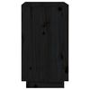 vidaXL Armoire &agrave; vin Noir 55,5x34x61 cm Bois de pin massif