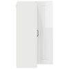 vidaXL Armoire de cuisine Blanc brillant 57 x 57 x 100 cm
