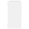 vidaXL &Eacute;tag&egrave;res cube murales 6 pcs blanc 30x15x30 cm
