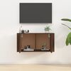 vidaXL Meuble TV mural Ch&ecirc;ne marron 80x34,5x40 cm