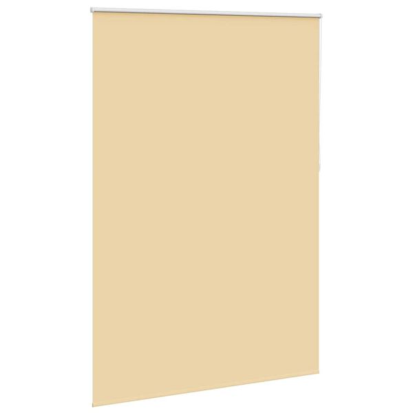 vidaXL Store enrouleur occultant 164,4 x 230 cm, largeur du tissu 160 cm, beige