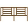 vidaXL Tête de lit Marron miel 186x4x100 cm Bois de pin massif