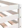 vidaXL Lit mezzanine enfants avec rideaux sans matelas rose 80x200cm