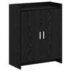 vidaXL Cabinet &agrave; chaussures avec stockage Ch&ecirc;ne noir 73,5 x 36 x 92 cm