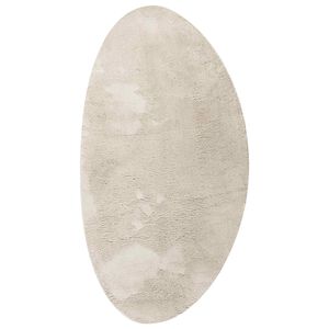 vidaXL Tapis HUARTE Beige 80 x 150 cm Polyester