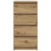 vidaXL Buffet ch&ecirc;ne artisanal 37,5x35x76 cm bois d'ing&eacute;nierie