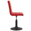 vidaXL Chaises &agrave; manger pivotantes lot de 4 rouge bordeaux velours