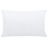 vidaXL Garnitures de coussin 2 pcs 50x30 cm Blanc