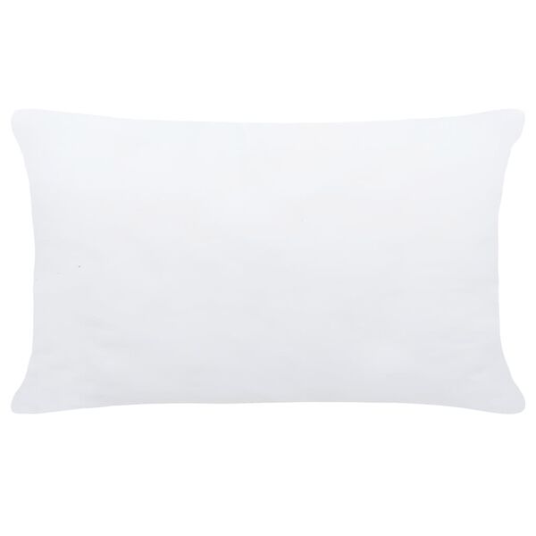 vidaXL Garnitures de coussin 2 pcs 50x30 cm Blanc