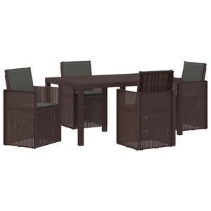 vidaXL Ensemble de salle &agrave; manger pour jardin 5 pc PP