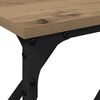 vidaXL Table console ch&ecirc;ne artisanal 180 x 23 x 75 cm