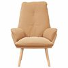 vidaXL fauteuil Beige 69 x 74 x 93 cm Tissu Sherpa