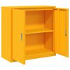 vidaXL Armoire de rangement Jaune moutarde 90 x 40 x 90 cm Acier