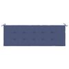vidaXL Coussin de banc de jardin bleu marine 150x50x4 cm tissu oxford