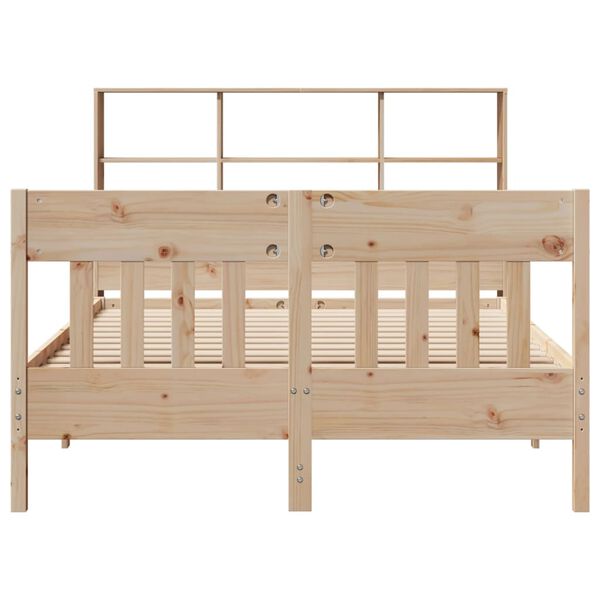 vidaXL Cadre de lit sans matelas 140x190 cm bois de pin massif