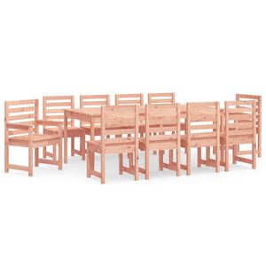 vidaXL Ensemble &agrave; manger de jardin 11 pcs bois massif Douglas