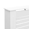 vidaXL Cache-radiateurs 2 pcs Blanc 172x19x81,5 cm MDF