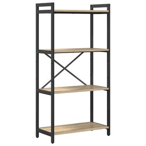 vidaXL &Eacute;tag&egrave;re 60 x 30 x 120 cm Bois d'ing&eacute;nierie Ch&ecirc;ne Sonoma