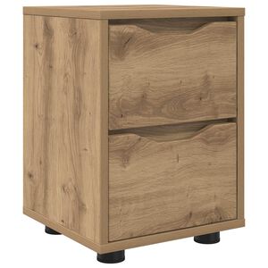 vidaXL Table de chevet Ch&ecirc;ne artisanal 30,5 x 30 x 43 cm
