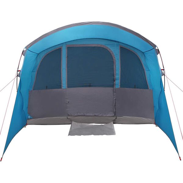 vidaXL Tente familiale avec toit Bleu et gris 576 x 325 x 213 cm